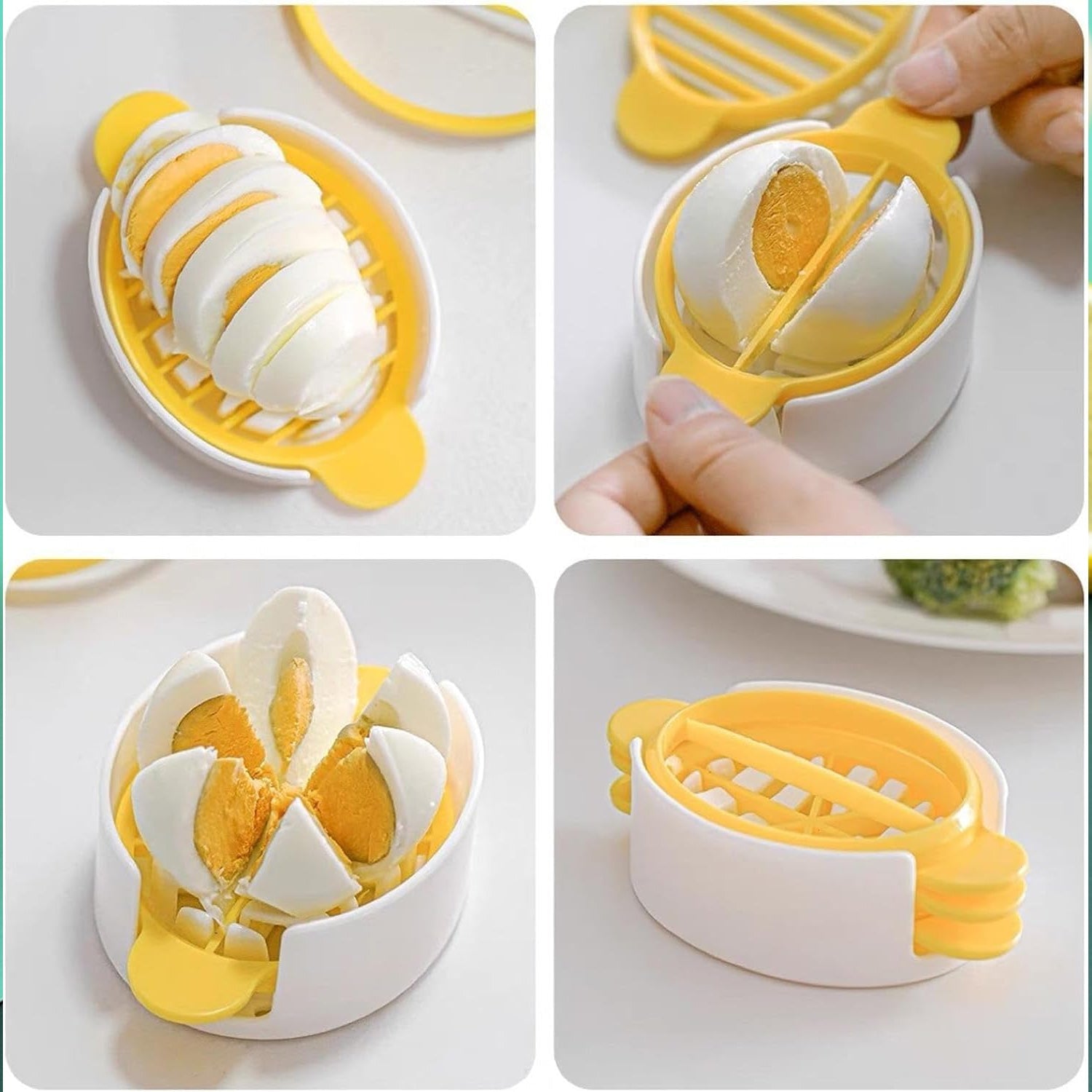 Egg Slicer, 3 in 1 Boiled Egg Slicer, Egg Slicer, Preserved Egg Slicer, Home Restaurant Kitchen Tool (1 Pc) Egg Slicer, 3 in 1 Boiled Egg Slicer, Egg Slicer, Preserved Egg Slicer, Home Restaurant Kitchen Tool (1 Pc)